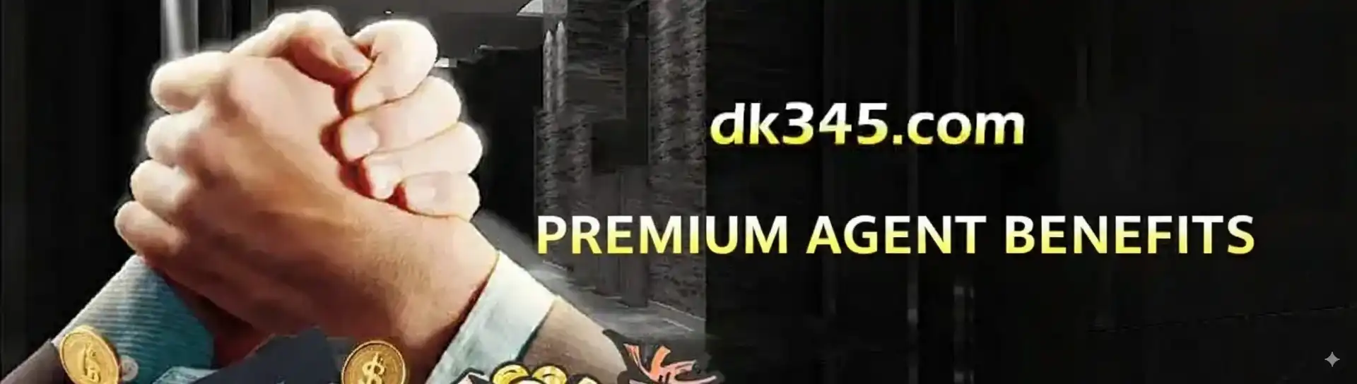 tk555 প্রিমিয়াম এজেন্ট প্রোগ্রামের বিশেষ সুবিধা তুলে ধরা ব্যানার।